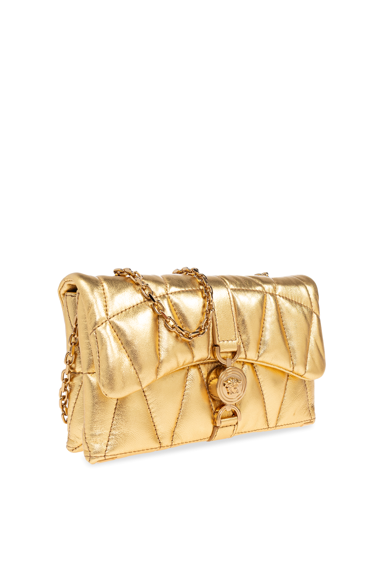 【送料&関税込】Versace Shoulder Bag Kleio Mini VERSACE Kleio mini matelassé leather shoulder bag | NET-A-PORTER
